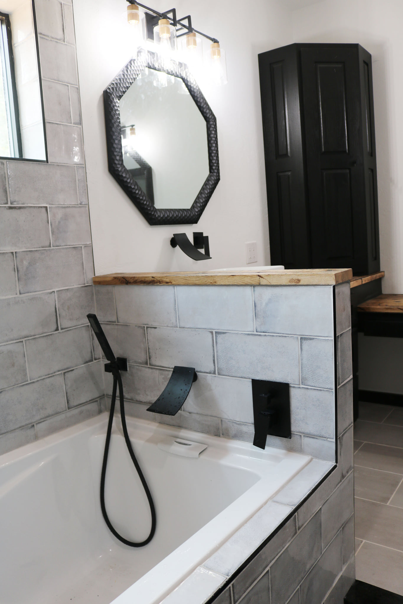 Image of a completed bathroom project.