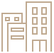 icon of 3 skyscraper buildings to represent commercial listings.